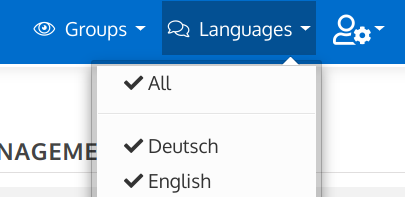 Mehrsprachiges Backend