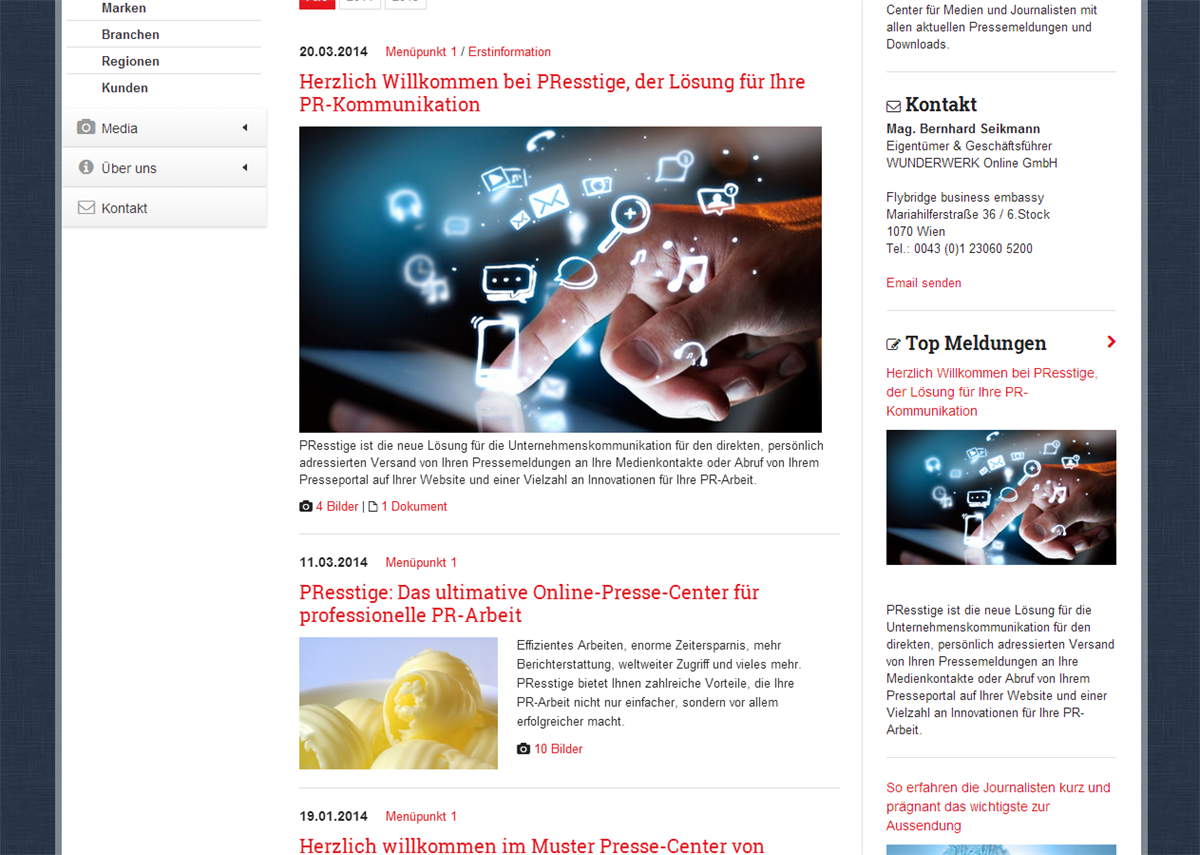 Aktuellste Meldung mit großem Bild