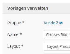 Stehen Vorlagen für Meldungen zur Verfügung, die man nur aussenden, aber nicht online stellen, möchte?  