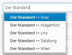 Differenzierung von Medien nach Ort